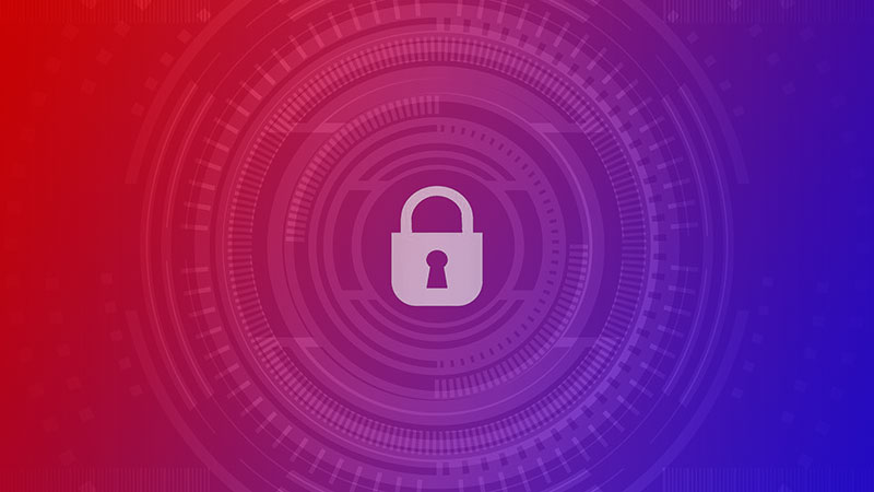 A computerized image with a lock.
